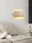 Wabi-sabi waterproof LED wall light for outdoor garden