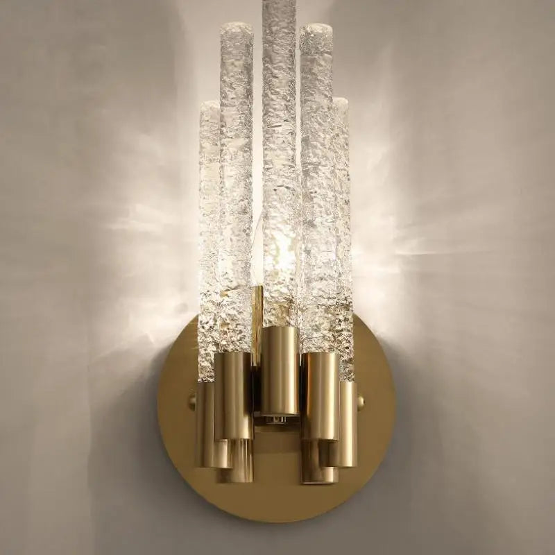 Luxury crystal wall light for interiors
