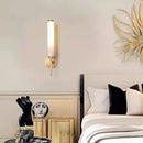Natural marble LED wall light