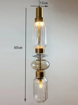 Custom stained glass chandelier for bright interior decor - vue 12 sur 11
