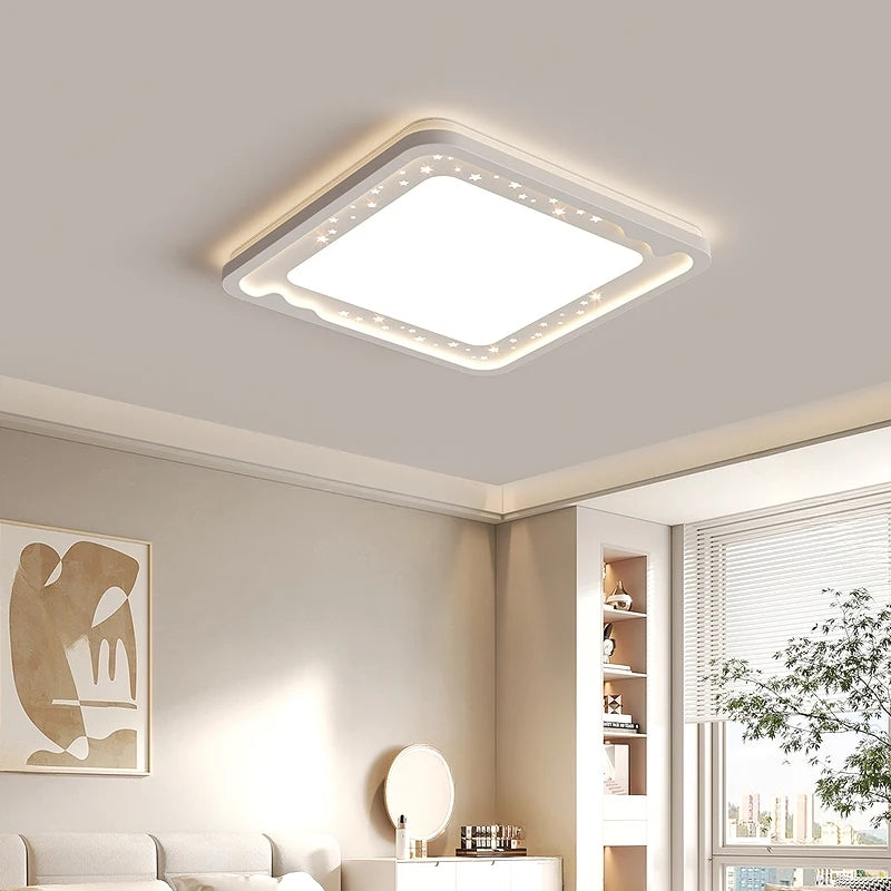 Modern ceiling light warm indoor starry sky lighting