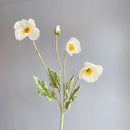 Artificial poppy flower bouquet for home, garden, and party decoration