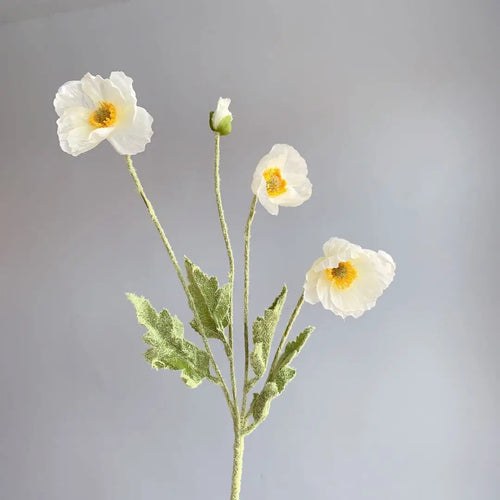 Artificial poppy flower bouquet for home, garden, and party decoration - vue 18 sur 26