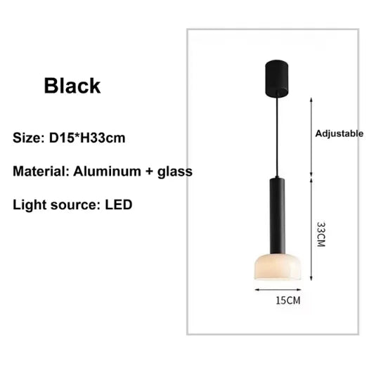 Minimalist glass pendant light for elegant interiors - vue 16 sur 16