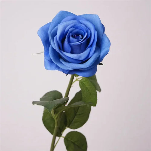 Realistic artificial rose branch for elegant decoration - vue 5 sur 5