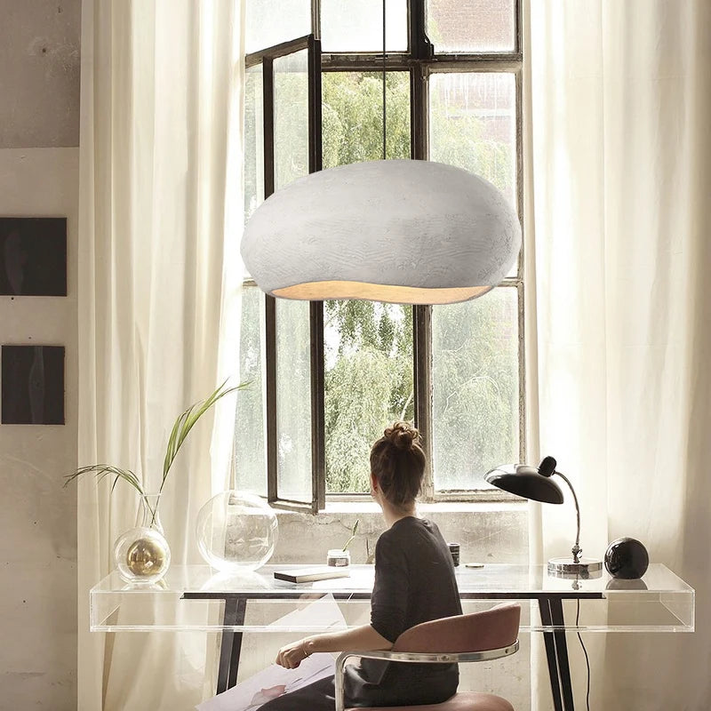 Nordic wabi sabi retro chandelier for home decor - vue 4 sur 7