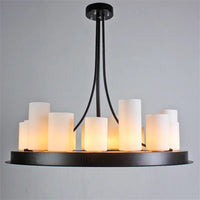 Modern glass LED chandelier for interior decoration