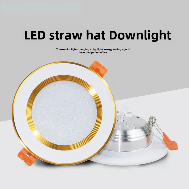 Modern three-colour dimmable ceiling light
