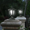 Outdoor solar lamp for garden and fence decoration
