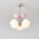 Modern princess style chandelier for children's bedroom