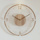 luxury wooden wall watch modern design silent quartz creative