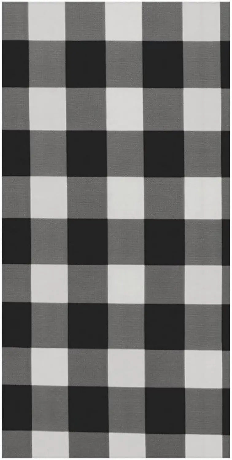 Lightweight sand-free beach towel with check pattern