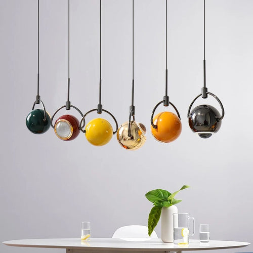 LED hanging ball design pendant light - vue 3 sur 11