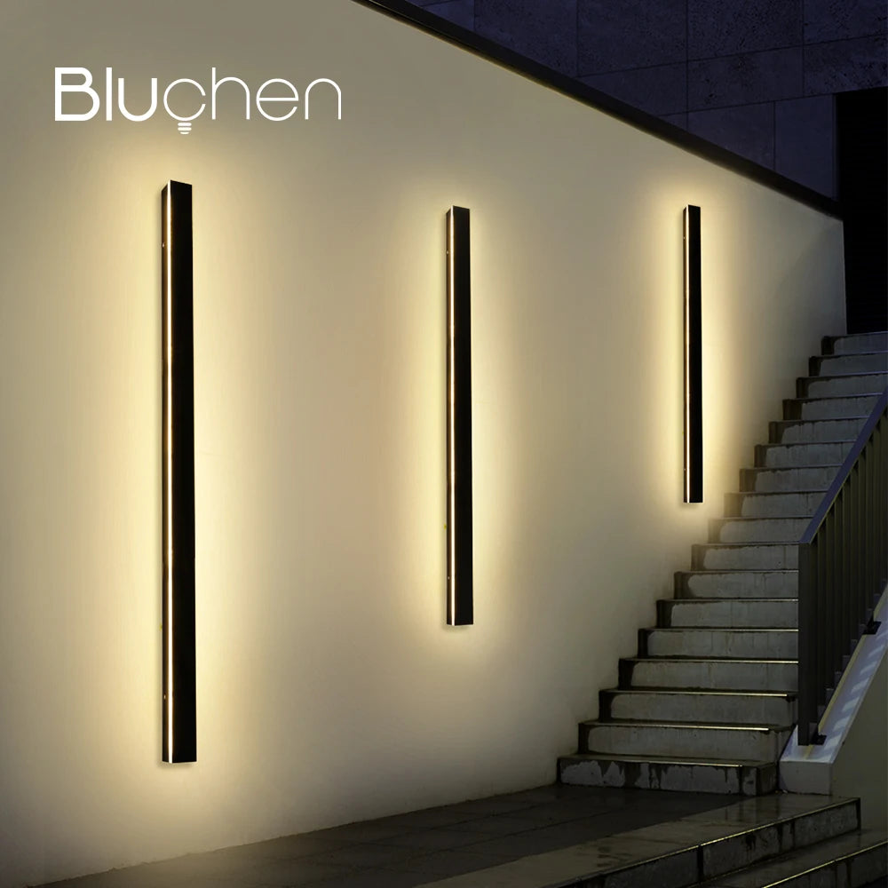 Modern waterproof outdoor LED wall light for garden and balcony