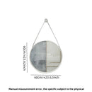 round gold wall mirror for bathroom and hairdressing