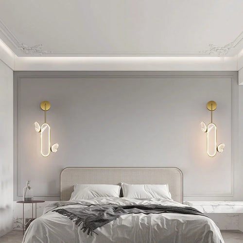 Nordic design butterfly LED wall light for interior decoration - vue 7 sur 8