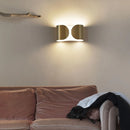 Art deco metal wall light for an elegant interior