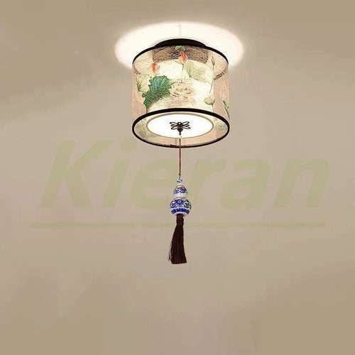 Modern lotus bird LED ceiling light for hotel decoration - vue 14 sur 30