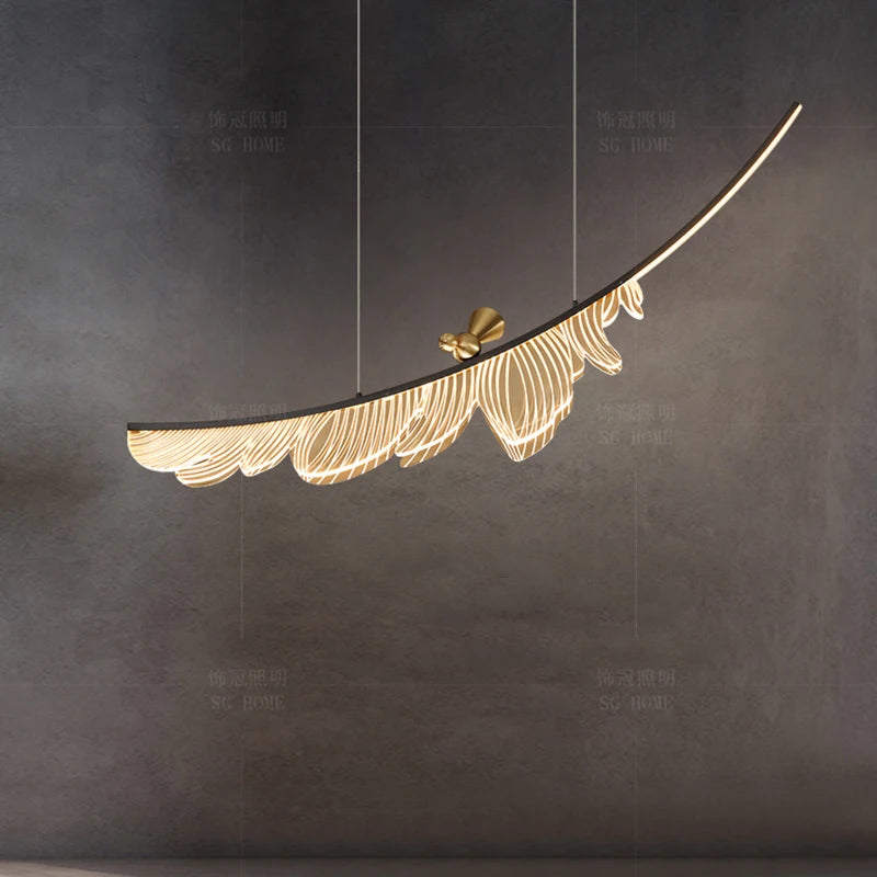 Indoor ceiling chandelier for dining room