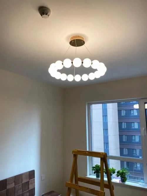 Nordic magic bean chandelier - vue 5 sur 19