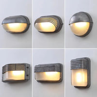 Vintage industrial outdoor wall light for café bar pub