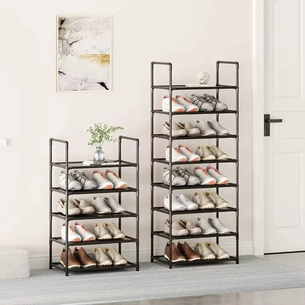 Economical shoe rack large capacity dustproof multipurpose