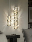 Modern lightweight crystal chandelier for elegant and contemporary interiors