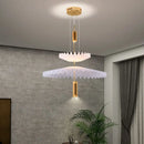 Minimalist LED chandelier with creative art design for modern interiors