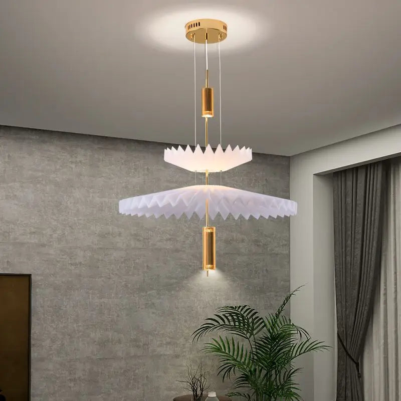 Minimalist LED chandelier with creative art design for modern interiors - vue 3 sur 20