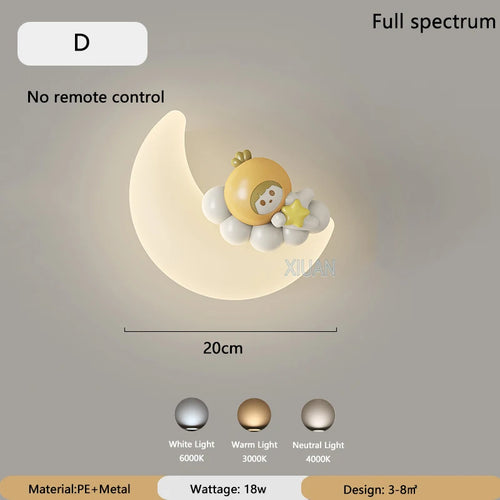 Eye protection animal wall light for girls - vue 9 sur 11