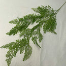 Artificial rattan fern for indoor and outdoor decoration