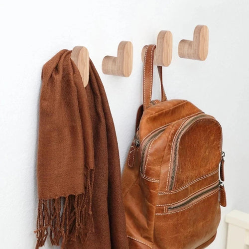 decorative wooden hook for multi-purpose storage - vue 3 sur 8