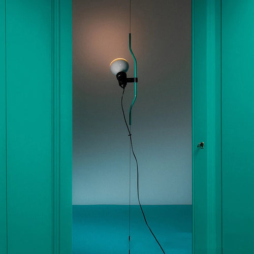 Adjustable metal floor lamp art deco style for modern interiors - vue 4 sur 15