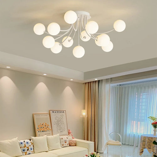 Modern romantic LED ceiling light for interior decor