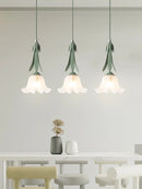 French style glass chandelier with decorative flowers for indoor use
