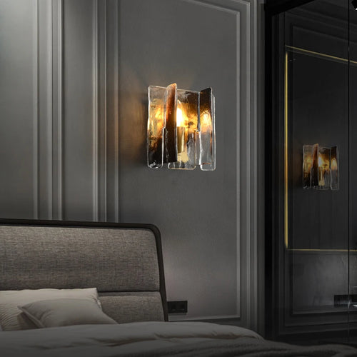 Modern luxury brass wall light - vue 3 sur 6