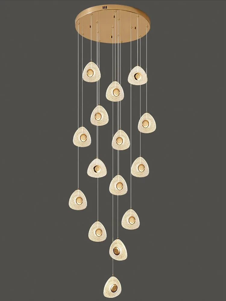 Acrylic designer pendant light for modern interiors and lofts - vue 4 sur 20