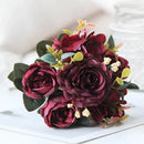 Pink silk peony bouquet for interior decoration