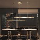 Elegant copper LED pendant light for stylish interior decoration