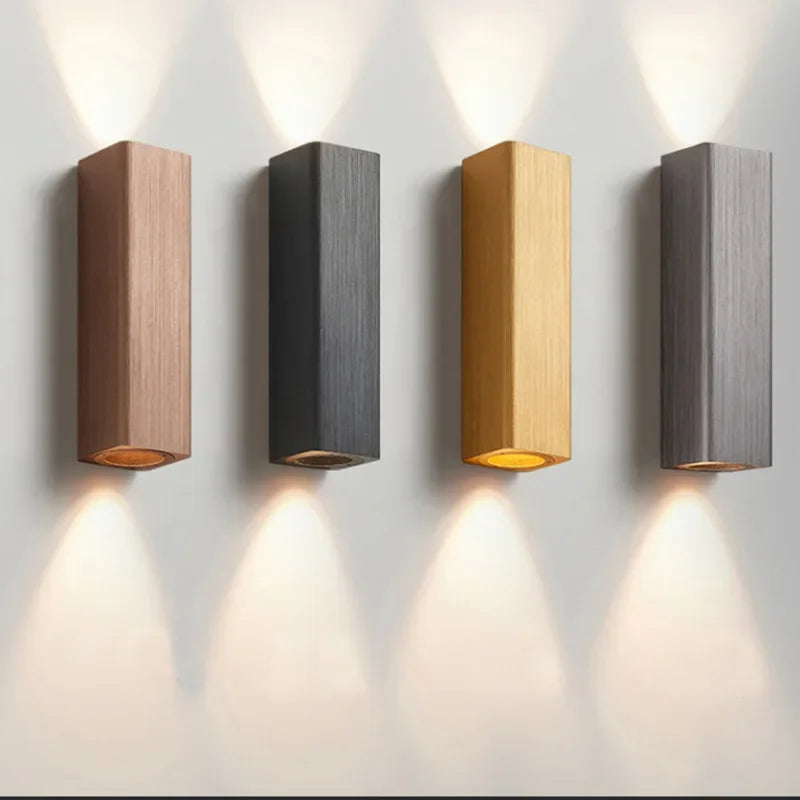 Modern indoor LED wall light