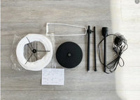 Nordic holmo design paper floor lamp on stand