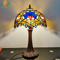 Tiffany style table lamp for nostalgic decor and gifts