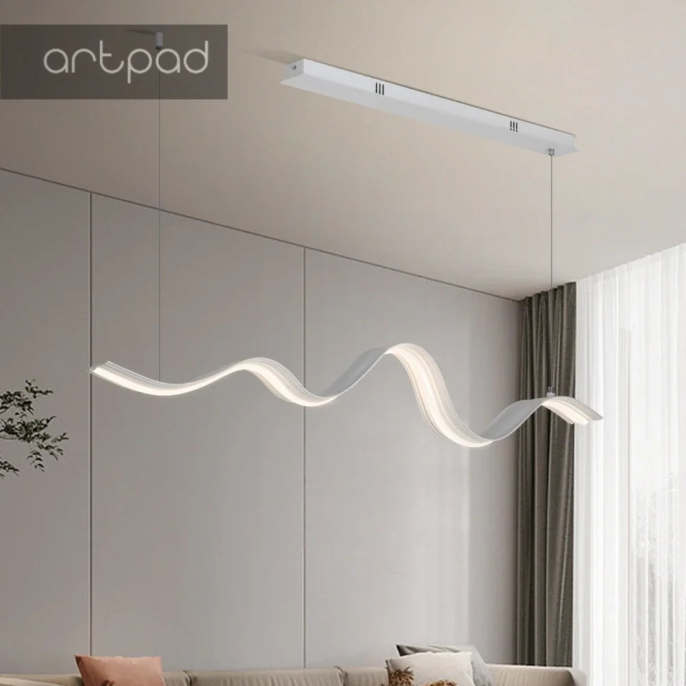 Creative dimmable chandelier with remote control for modern lighting