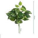 Artificial silk bamboo leaves for elegant decoration