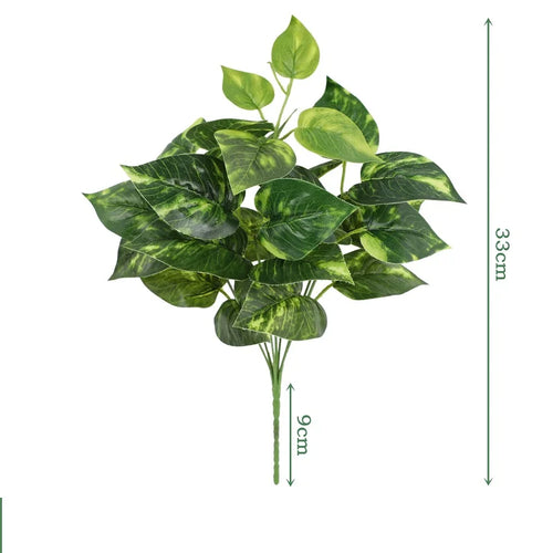 Artificial silk bamboo leaves for elegant decoration - vue 18 sur 32