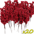 Artificial berry branch for Christmas decoration