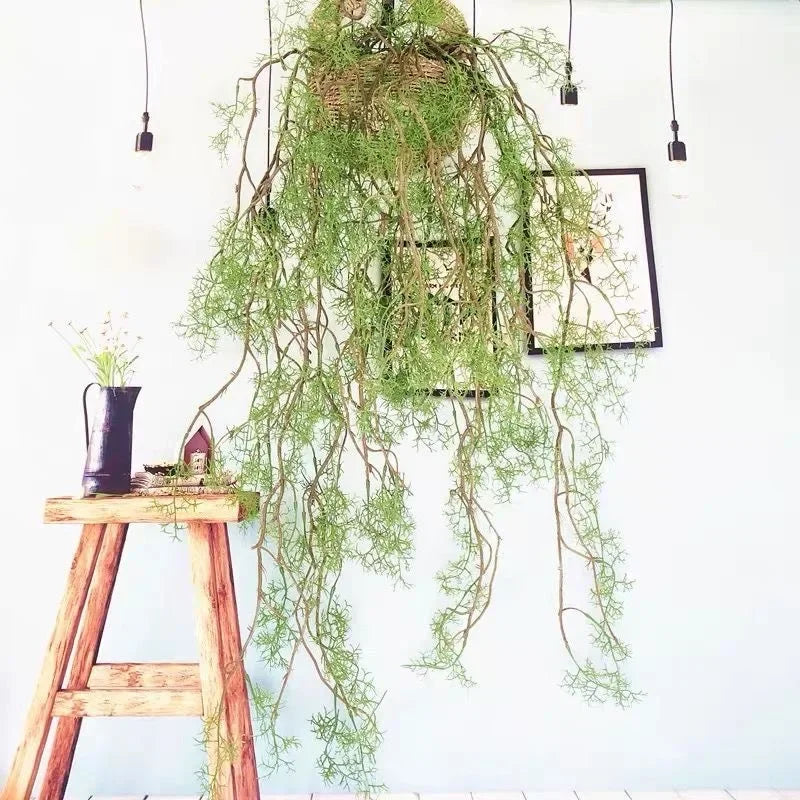 Artificial plastic vine plants for indoor and outdoor decoration - vue 5 sur 6