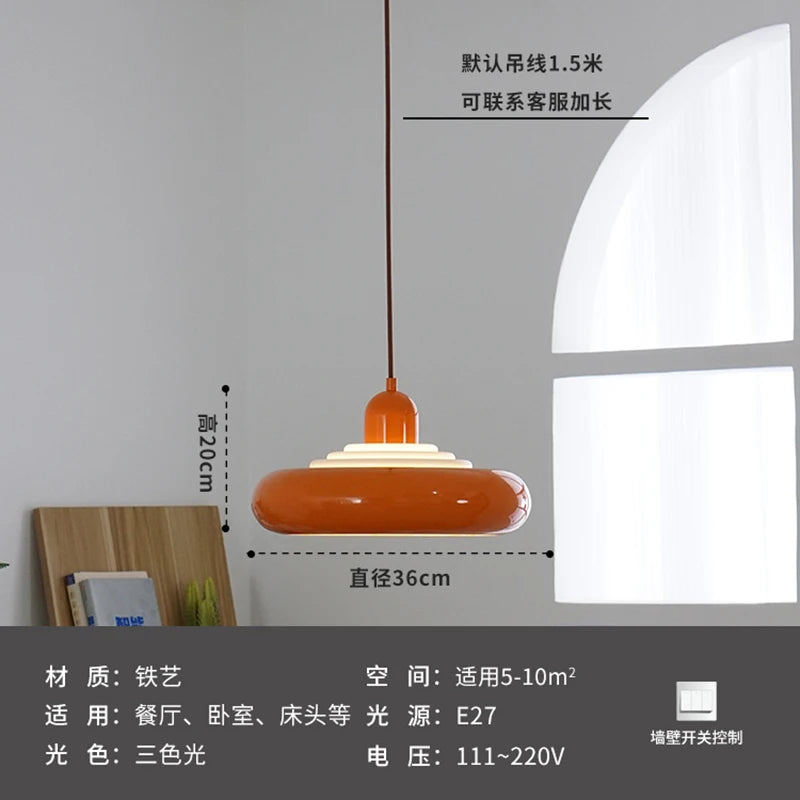 Medieval vintage pendant light for indoor and outdoor use - vue 9 sur 10