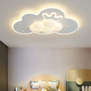 creative crown and cloud chandelier for children