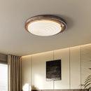 Elegant retro medieval-style wooden LED ceiling light